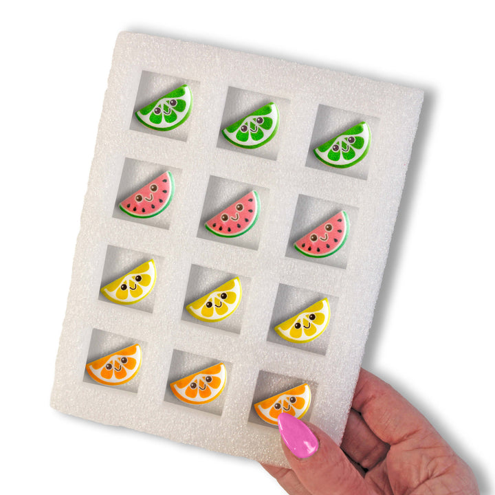 Royal Icing Kawaii Fruit Assortment (36ct)