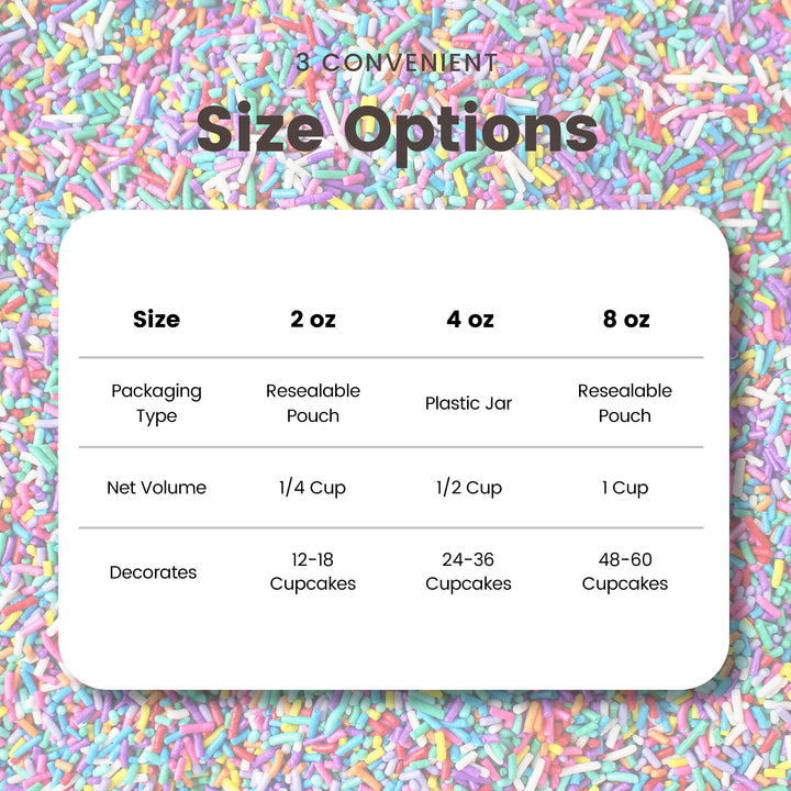 Ultimate Rainbow Jimmies Sprinkle Mix