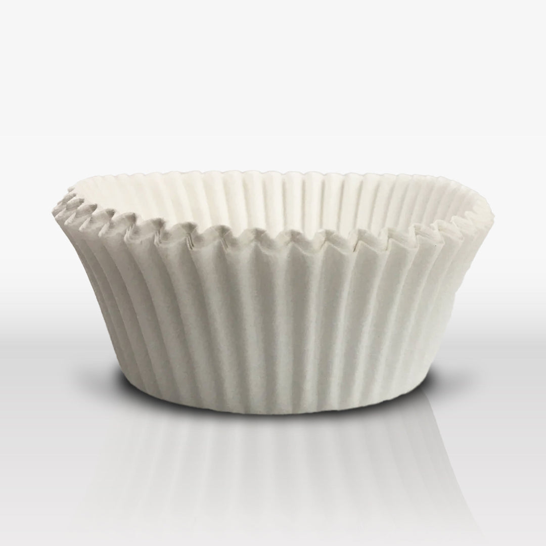 White Matte Cupcake Liners set of 24 suitable for all occasions.