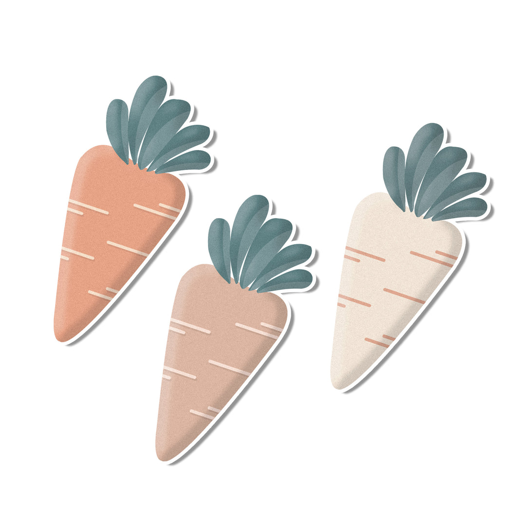 Carrots Edible Cupcake Toppers