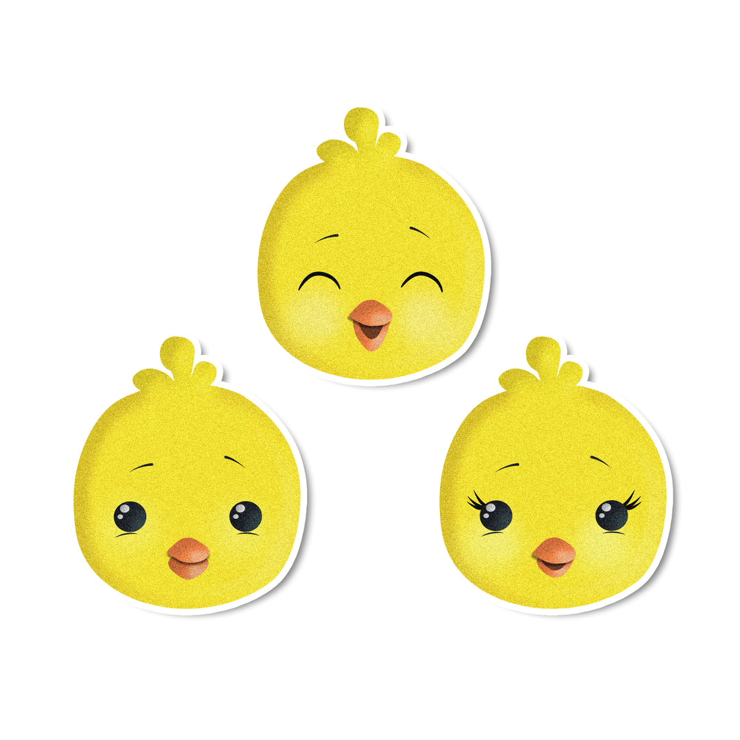 Happy Chicks Edible Cupcake Toppers