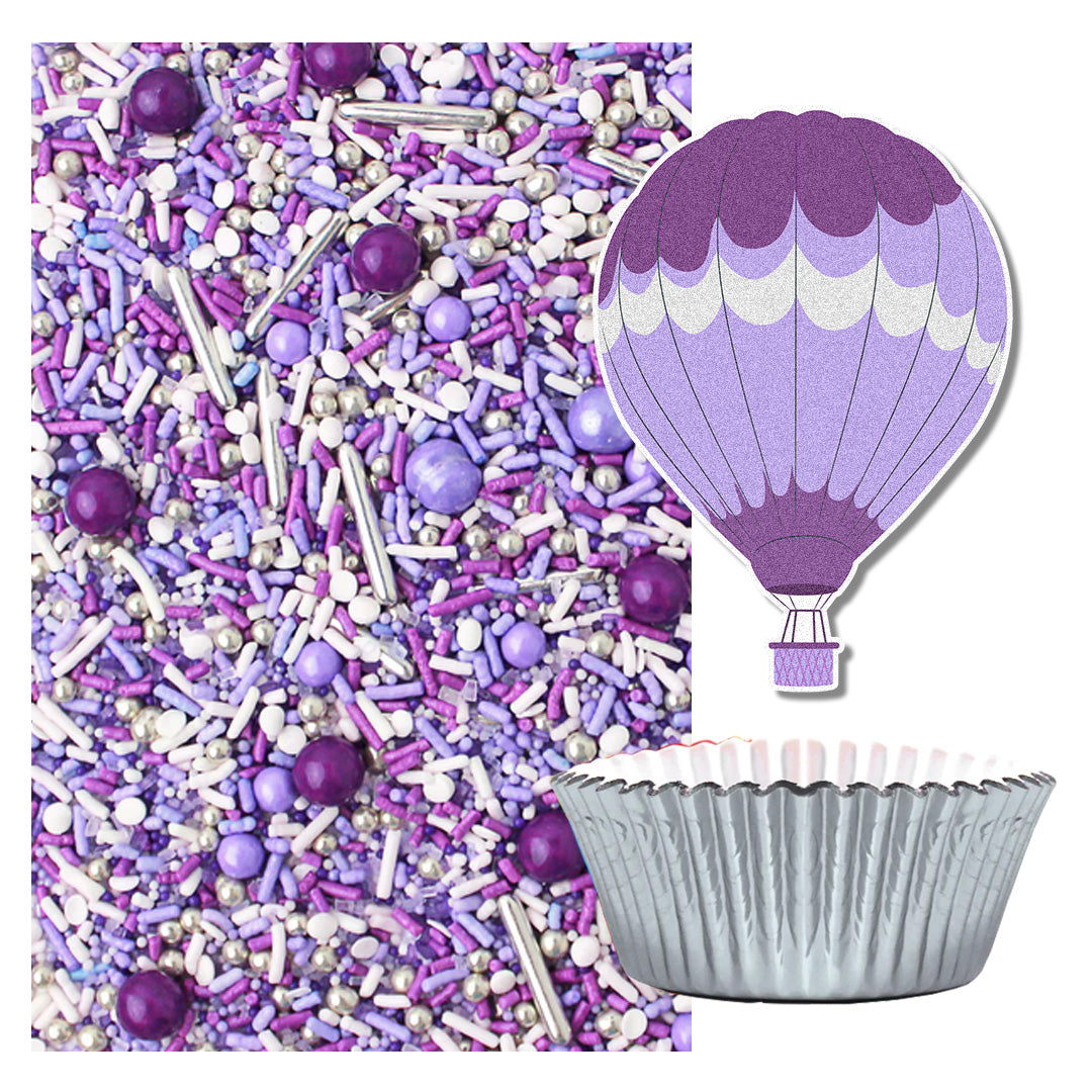 Hot Air Balloon Cupcake Kit