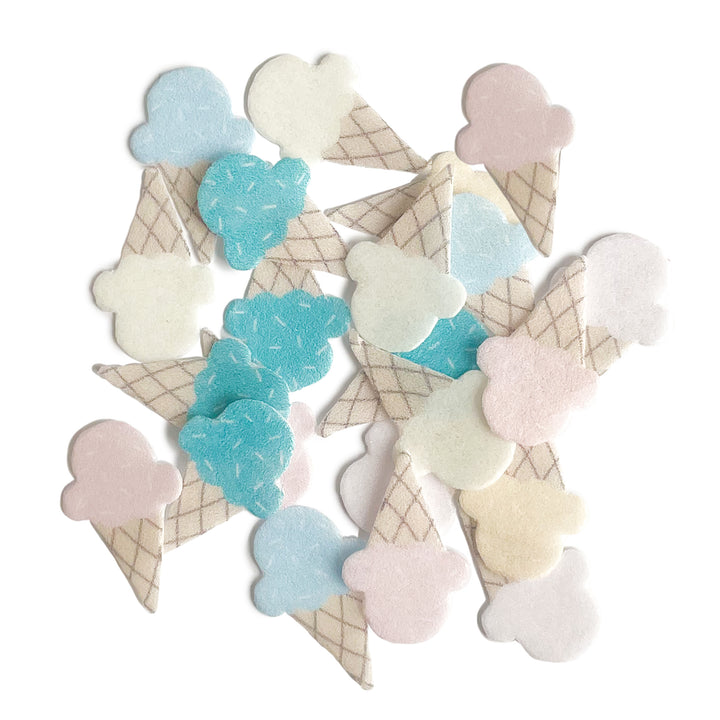 Pastel Ice Cream Cone Wafer Sprinkles