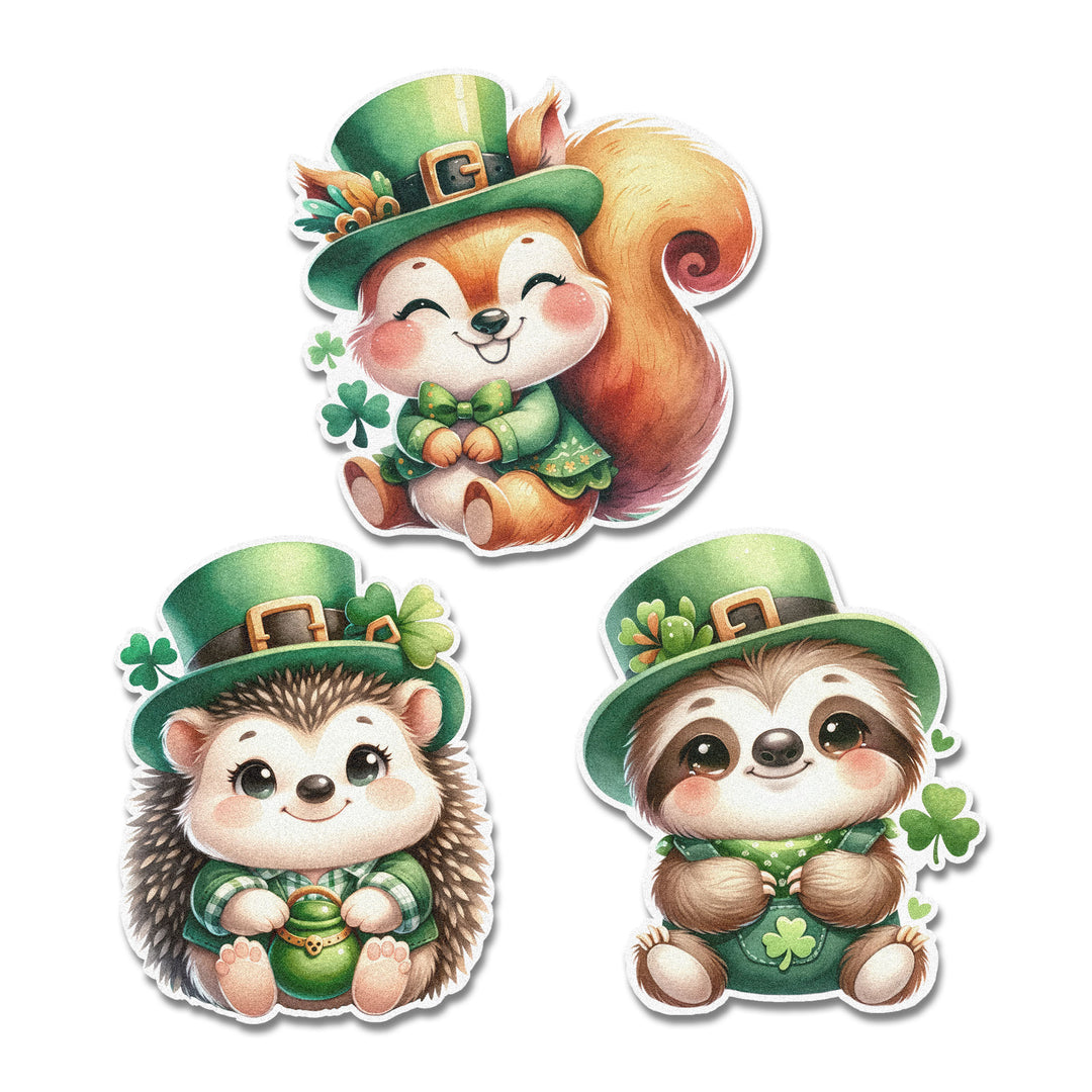 St. Paddy's Day Friends Edible Cupcake Toppers
