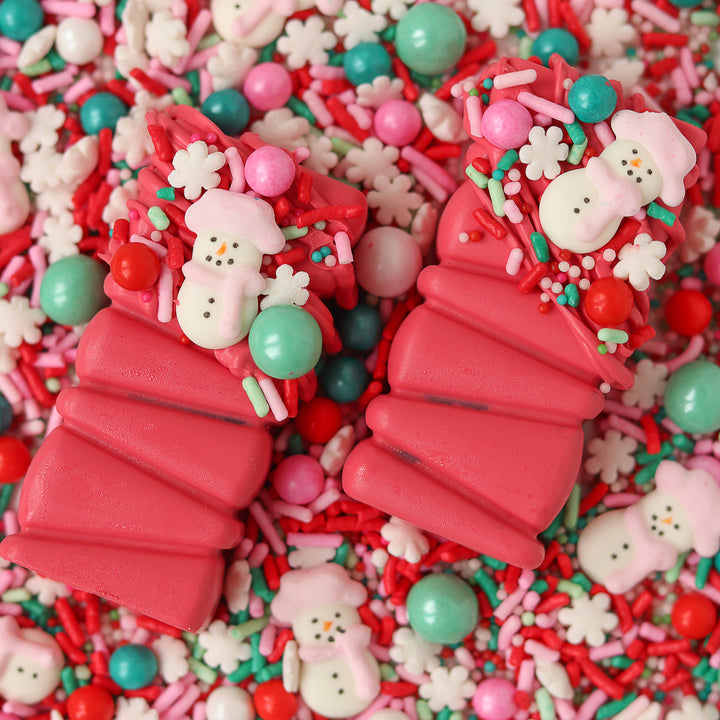 Pink Snowman Sprinkle Mix