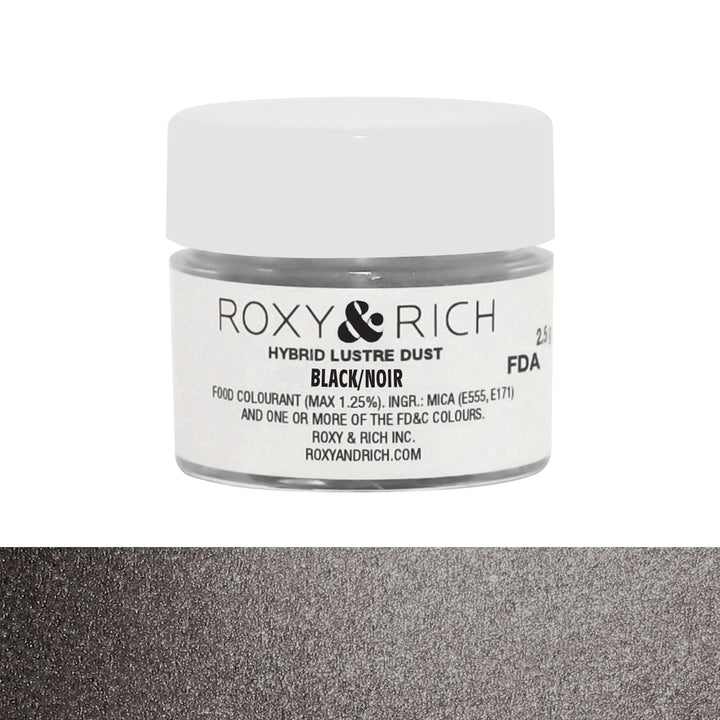 Black Edible Luster Dust
