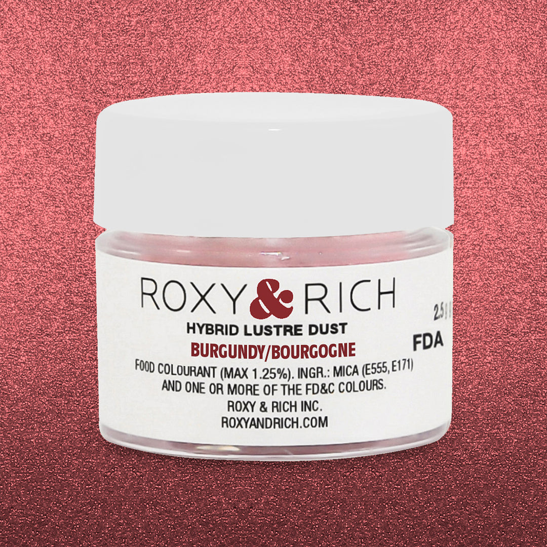 Burgundy Edible Luster Dust