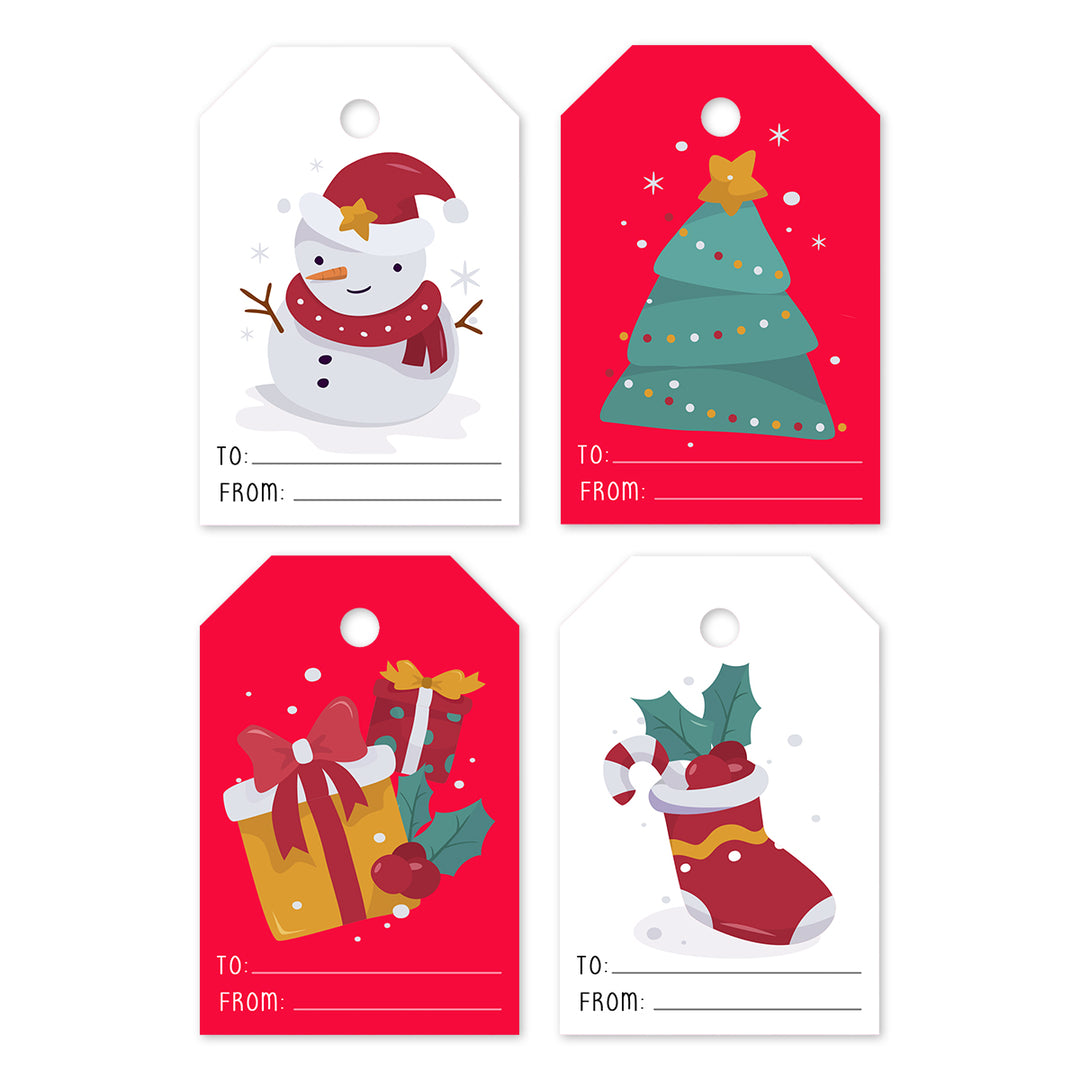 Free Holiday Gift Tags - Ready To Print