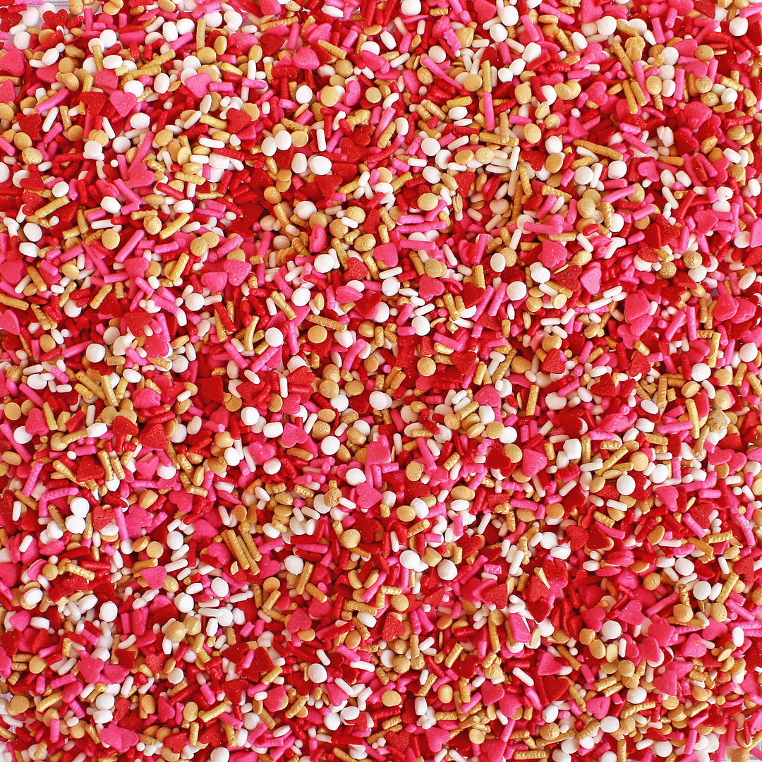 Edible Gold Dragees Red Sprinkles - China Sprinkles, Mix Sprinkles
