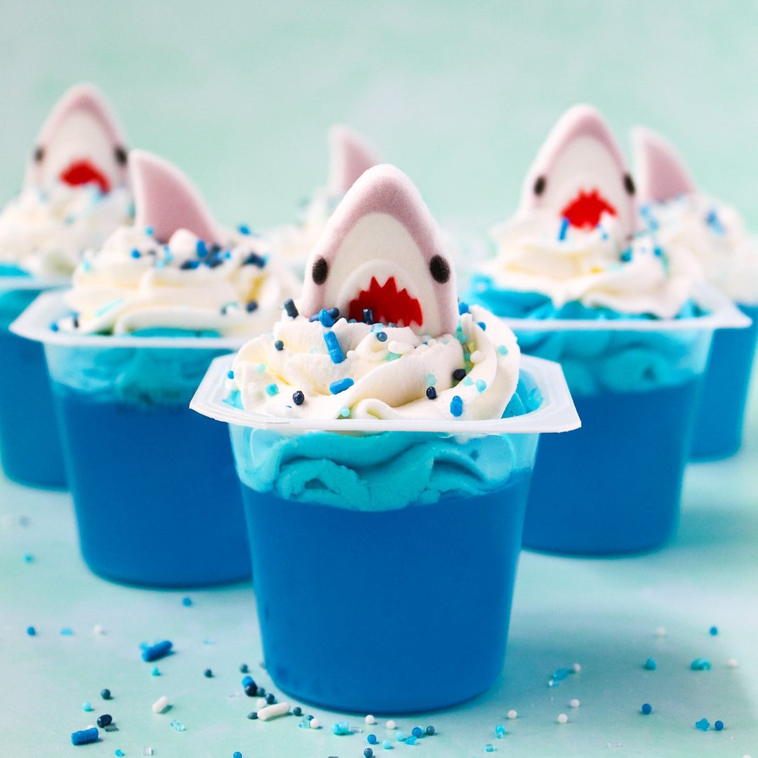 Shark Attack Assortment Pressed Sugar Decorations
