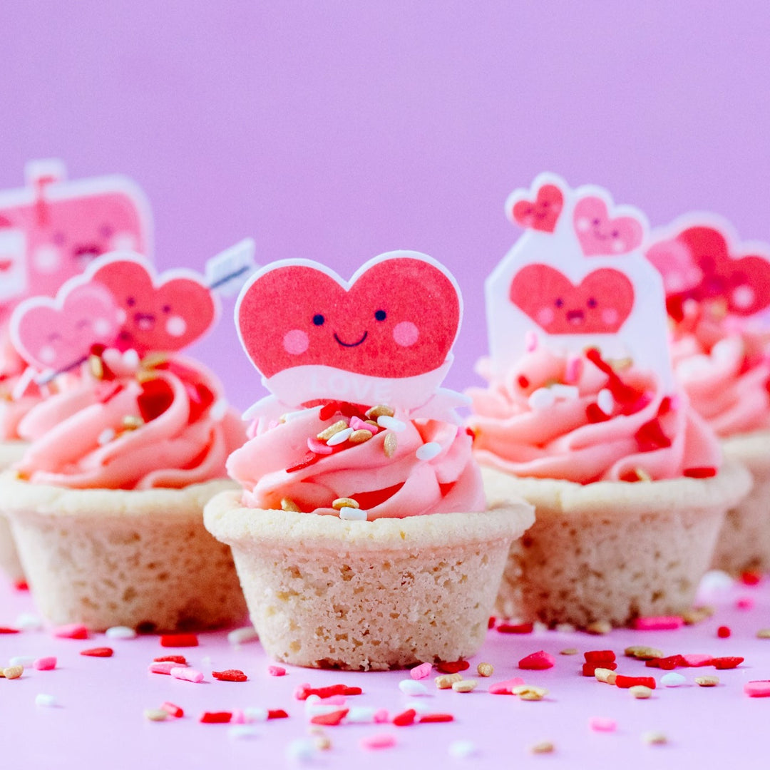 Love Is In The Air Edible Cupcake Toppers