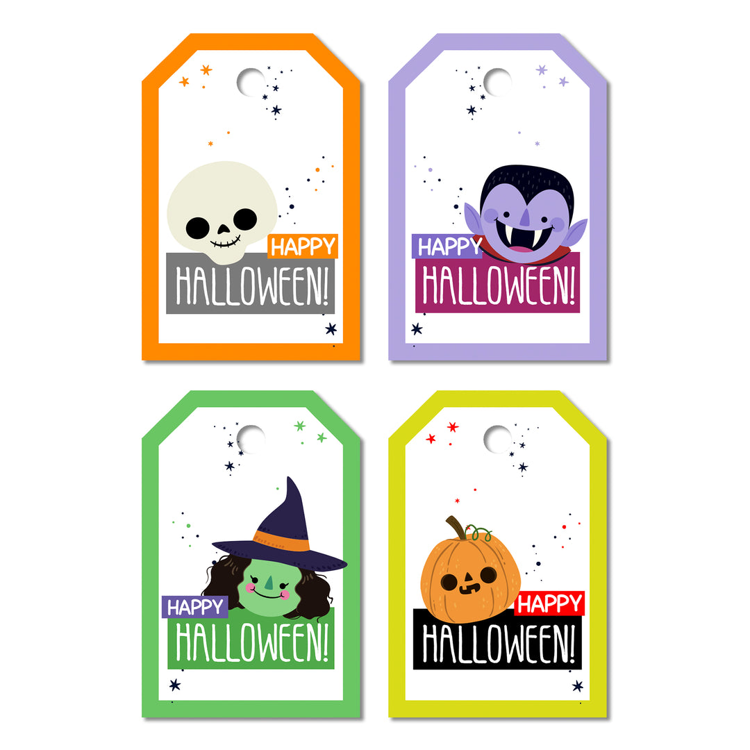 Free Cute Halloween Tags - Ready To Print