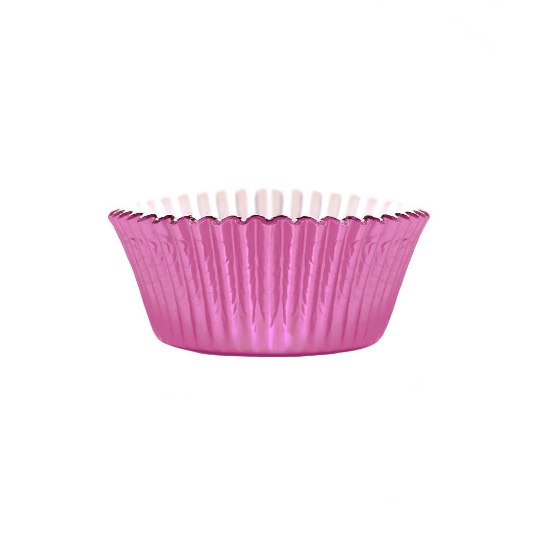 Light Pink Metallic Cupcake Liners
