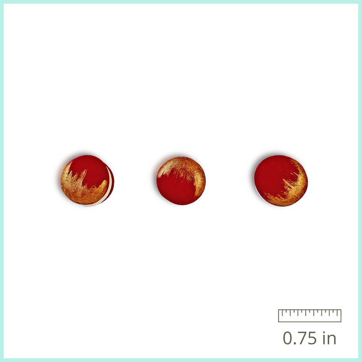 Royal Icing Red Macarons (12ct)