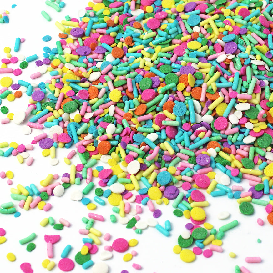 Pastel Sequins 6 oz. Sprinkles Edible Cookie Cake Cupcake Decorating  Confetti