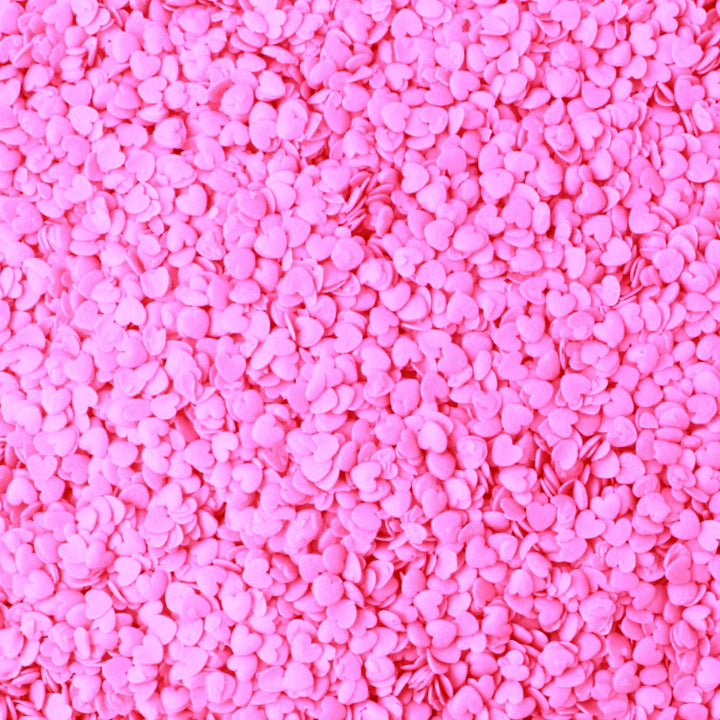 Pink Heart Confetti Sprinkles