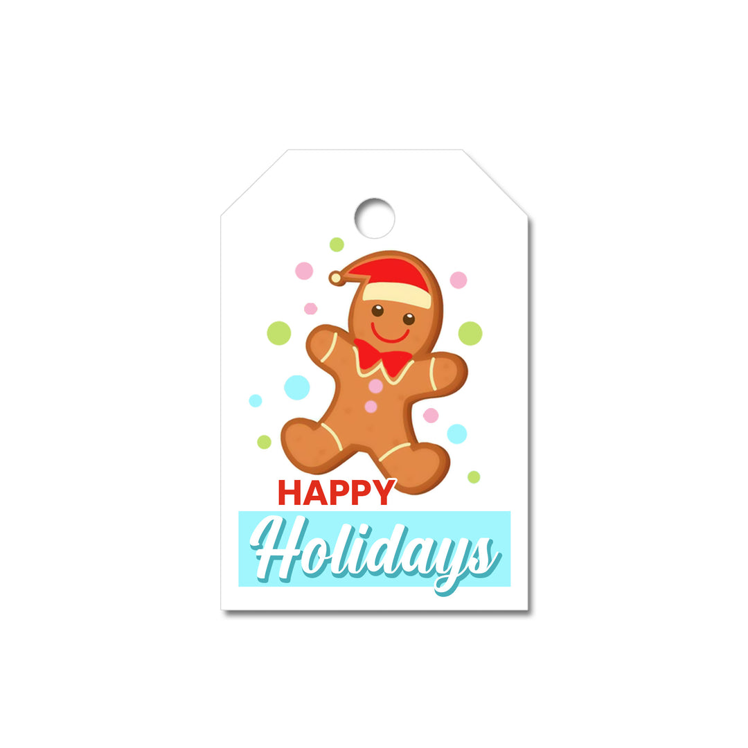 Free Gingerbread Holiday Tags - Ready To Print