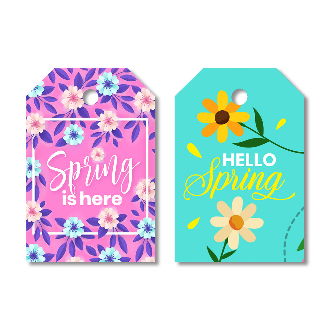 Free Spring Tags - Ready To Print