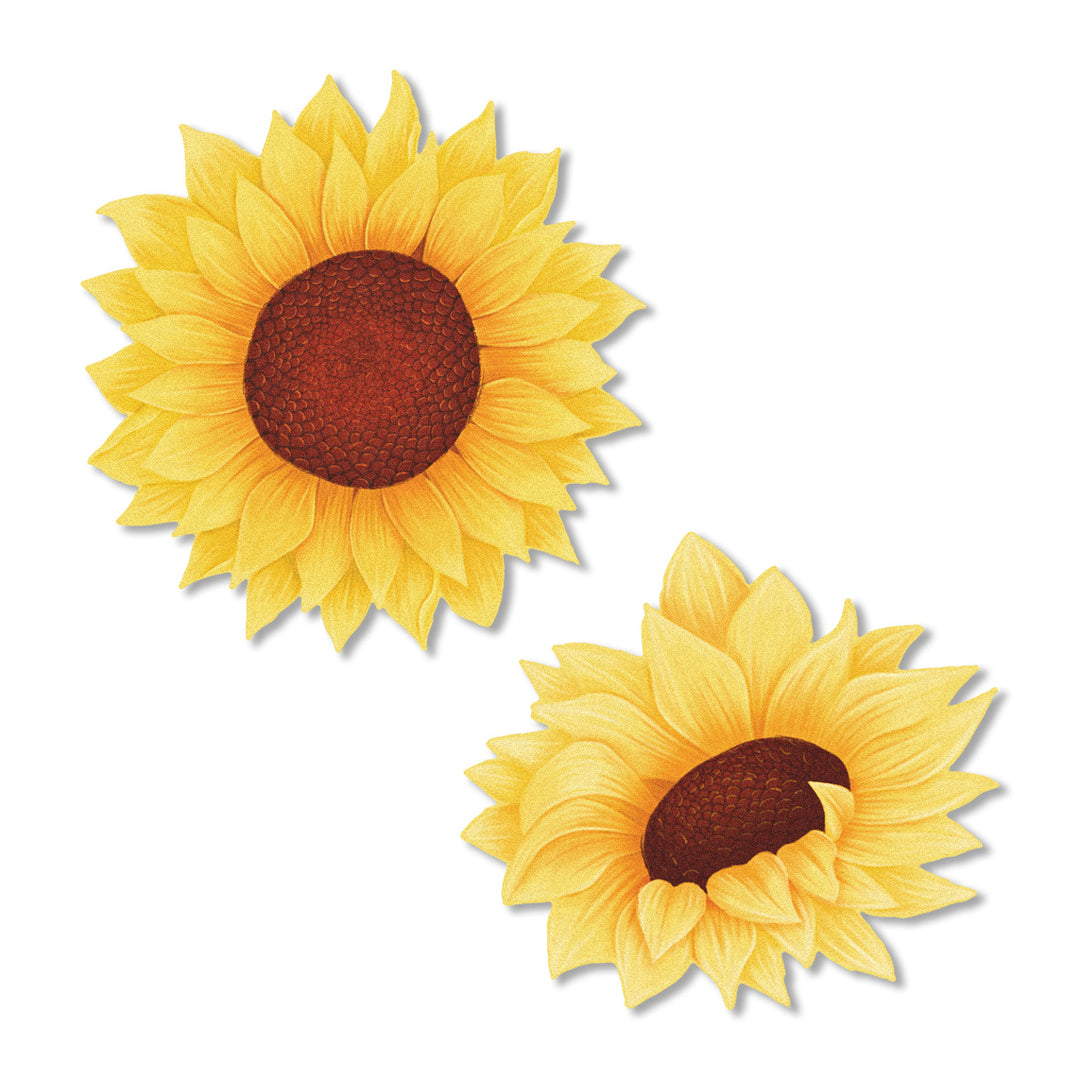 Sunflower Edible Cupcake Toppers