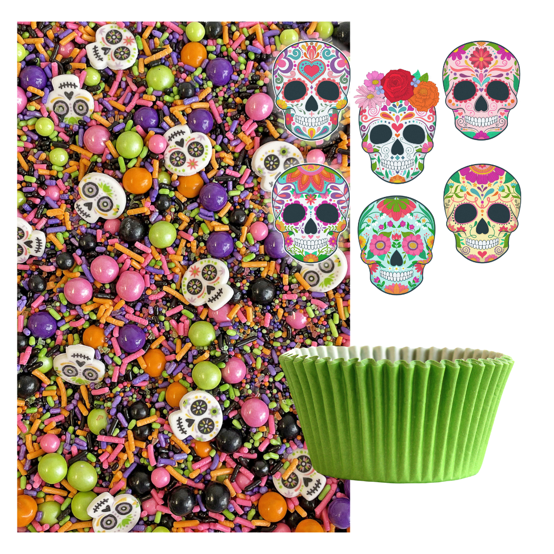 Day Of The Dead Cupcake Kit
