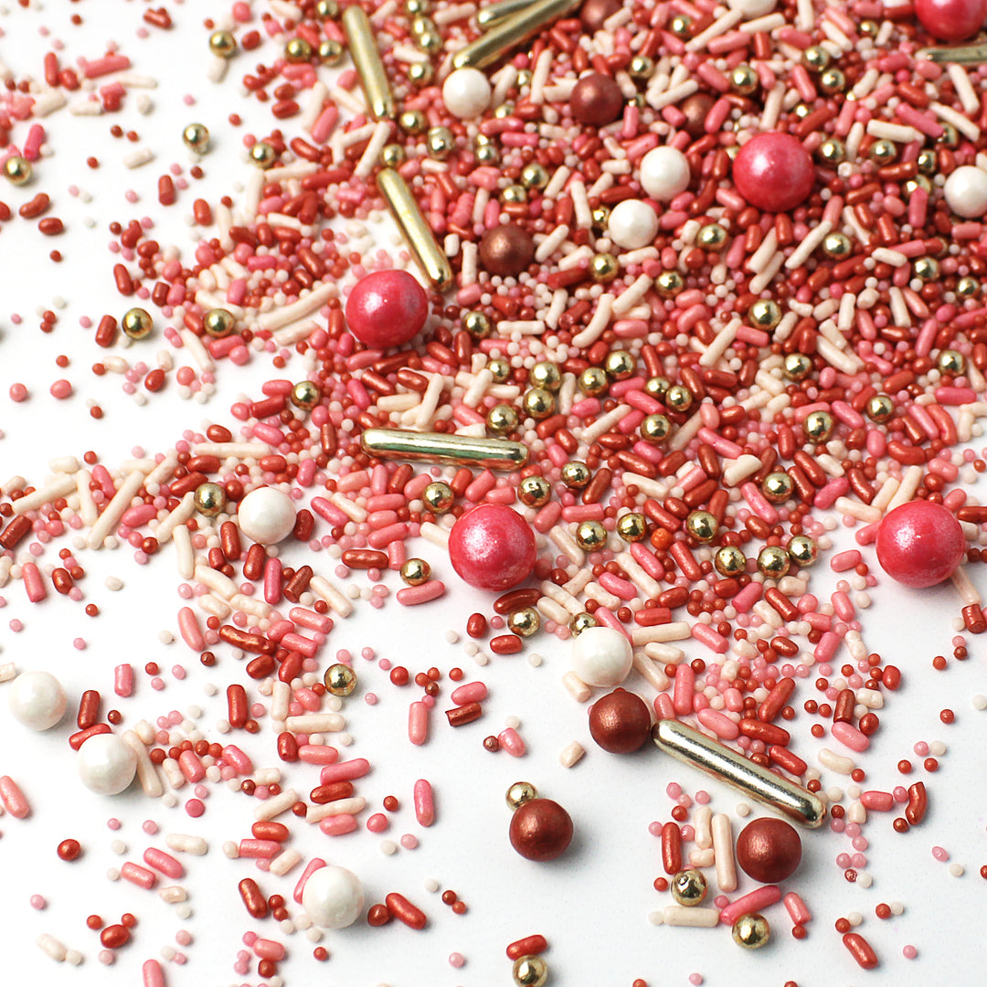 Pink Champagne Sprinkle Mix by Simply Sucré | Pearl Sprinkles | Quality  Sprinkles | Rose Gold Sprinkles | Edible Sprinkles | 4 oz. 8oz. 16 oz. 24  oz.