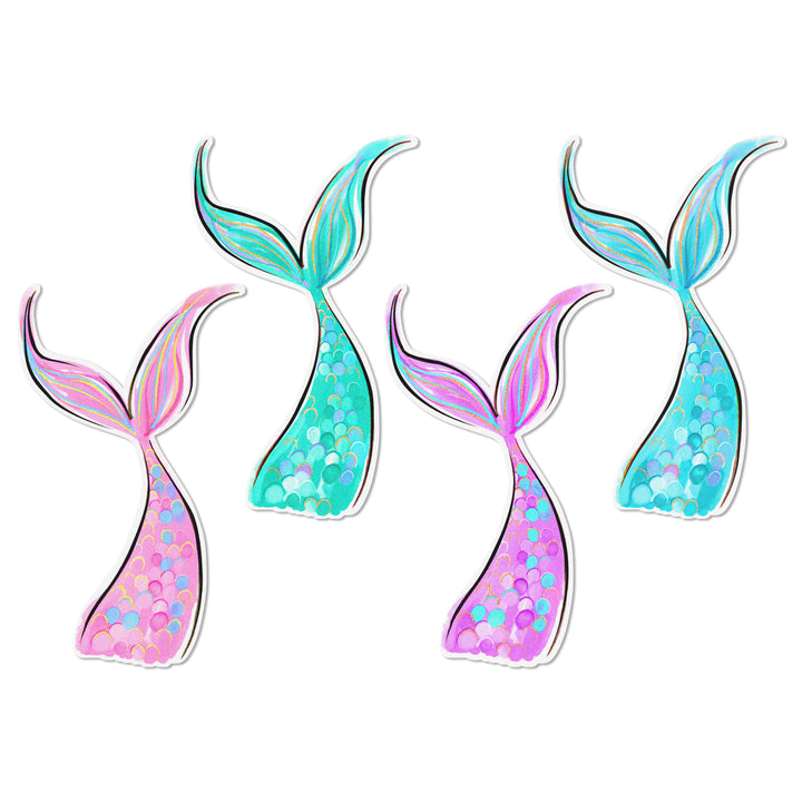 Mermaid Tails Edible Cupcake Toppers