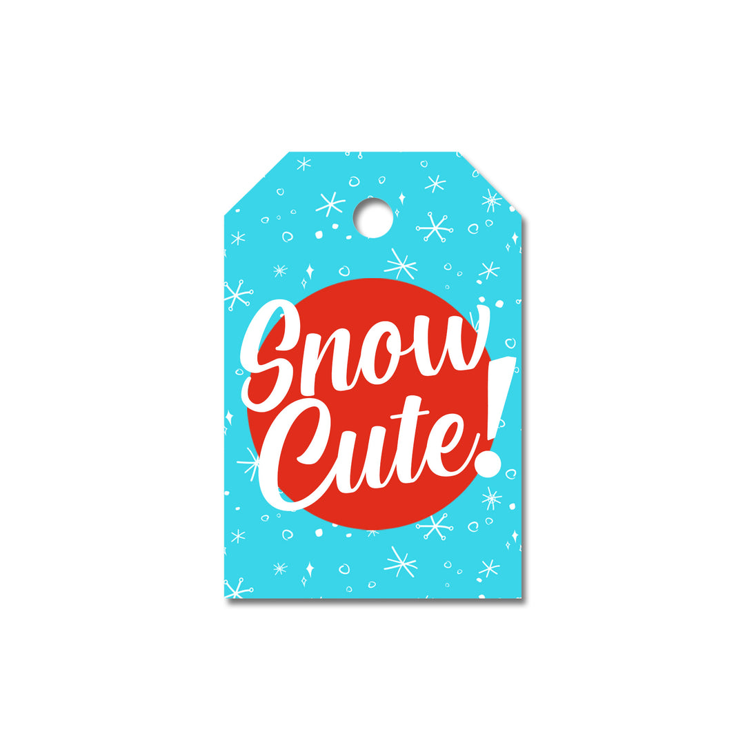 Free "Snow Cute!" Tags - Ready To Print